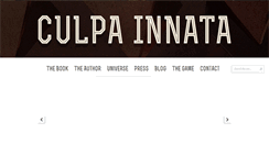 Desktop Screenshot of culpainnata.com