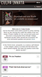 Mobile Screenshot of culpainnata.com